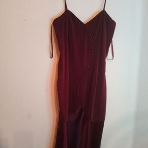 Nightline Della Roufagali Purple Strap Maxi Dress Size 8
